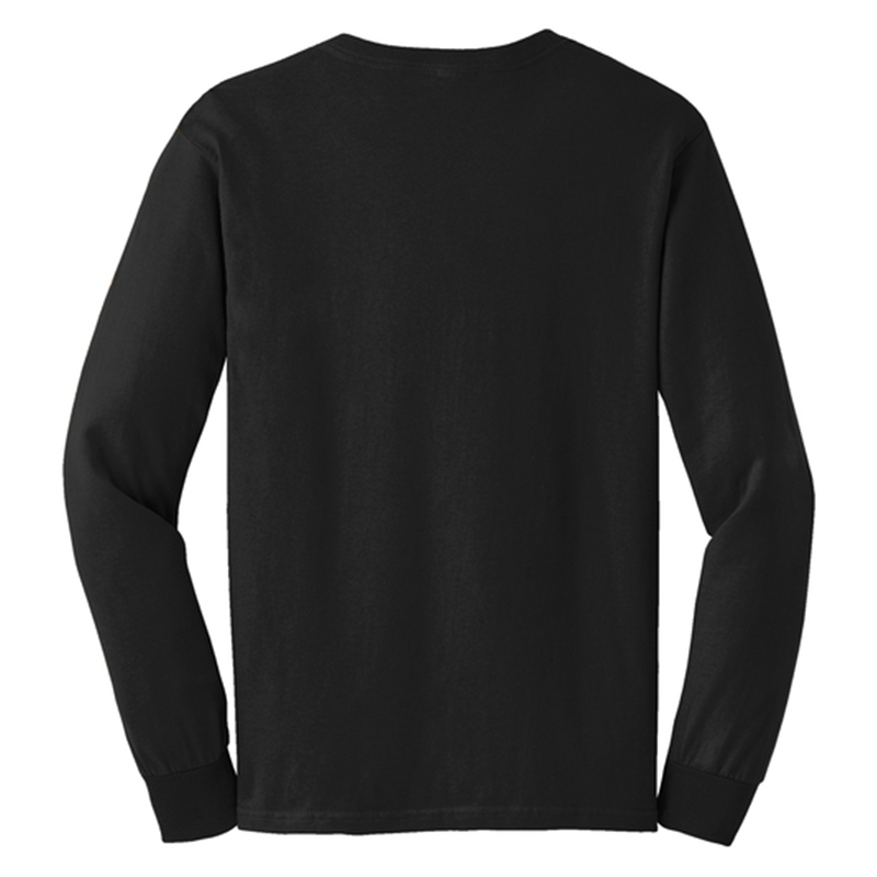 Black Long Sleeve T-shirt Back