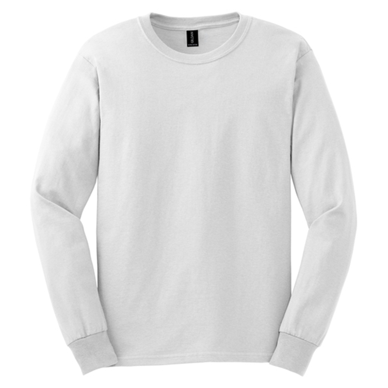 White Long Sleeve T-shirt Front