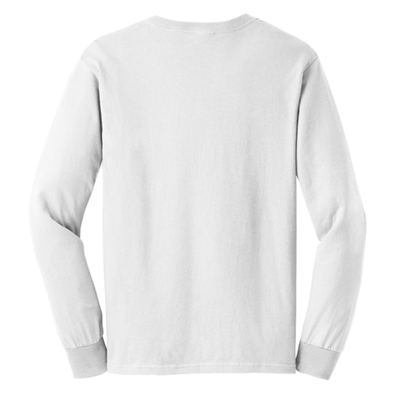 White Long Sleeve T-shirt Back