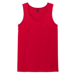 Custom Print Red Tank Top (64200 Gildan® Softstyle®)