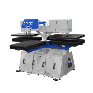 4-Bed Rotary Pneumatic Dual Press w/Cooling Station