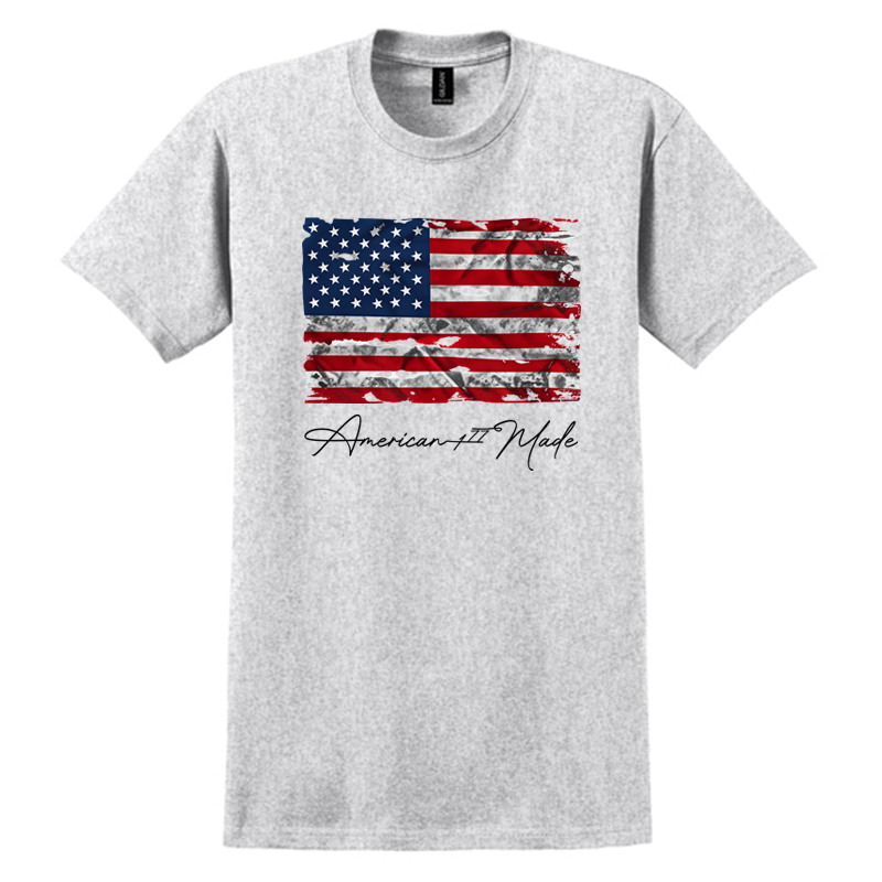 American Made Heather Gray T-shirt