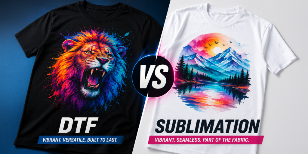 DTF vs Sublimation