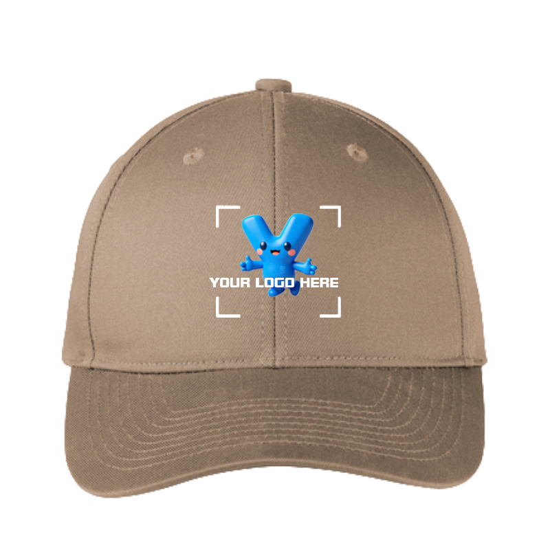 Custom Embroidered Hat Khaki