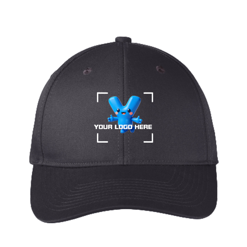 Custom Embroidered Hat Graphite