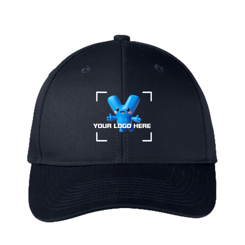 Custom Embroidered Hat Navy