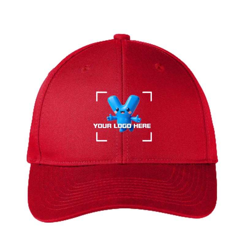 Custom Embroidered Hat Red