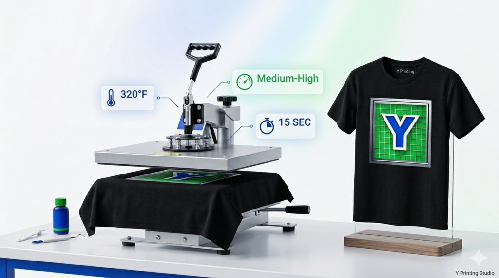 Heat Press Settings for DTF Transfers