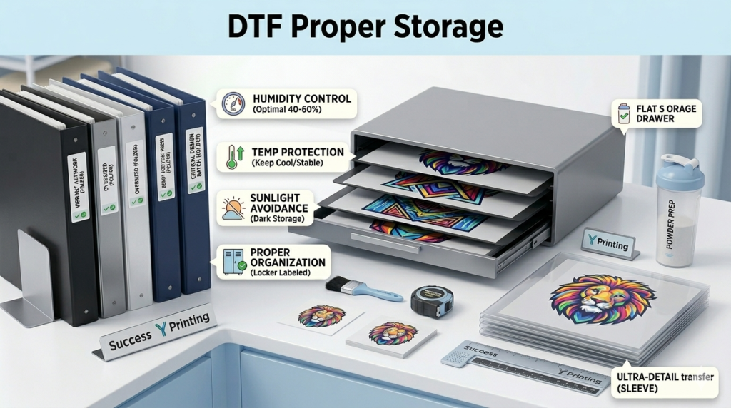 How to Store DTF Transfers