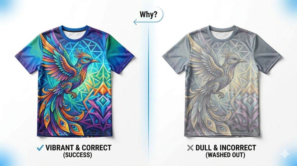 Why Sublimation Colors Look Dull