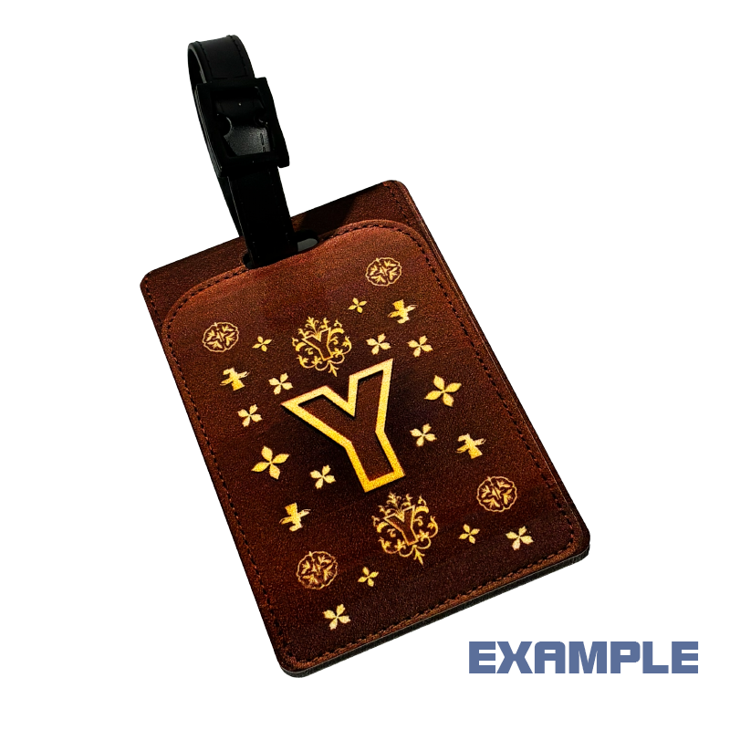 Y Printing Luggage Tag