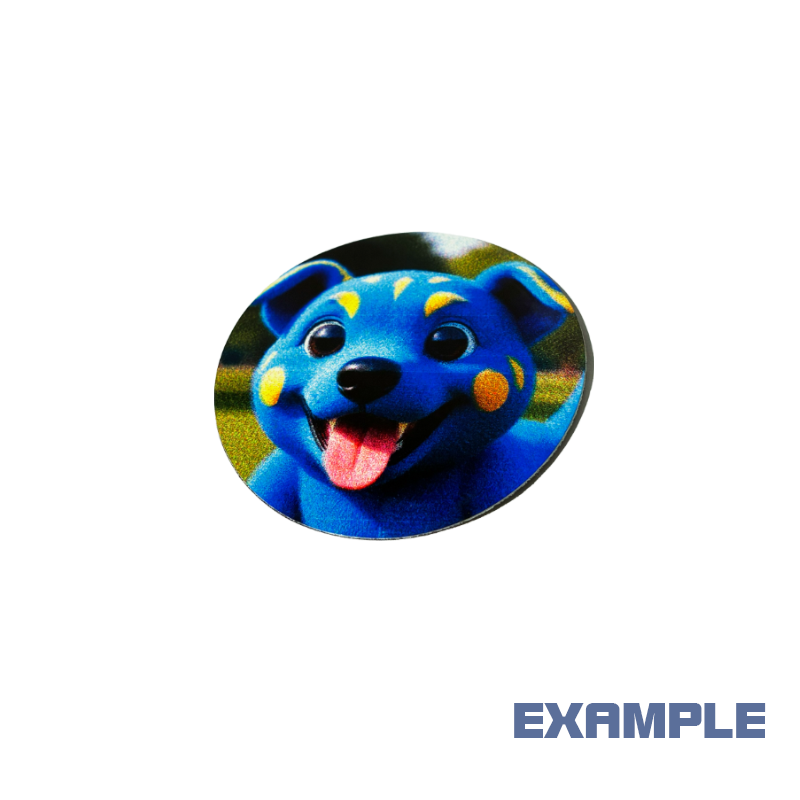 Y Printing round magnet small