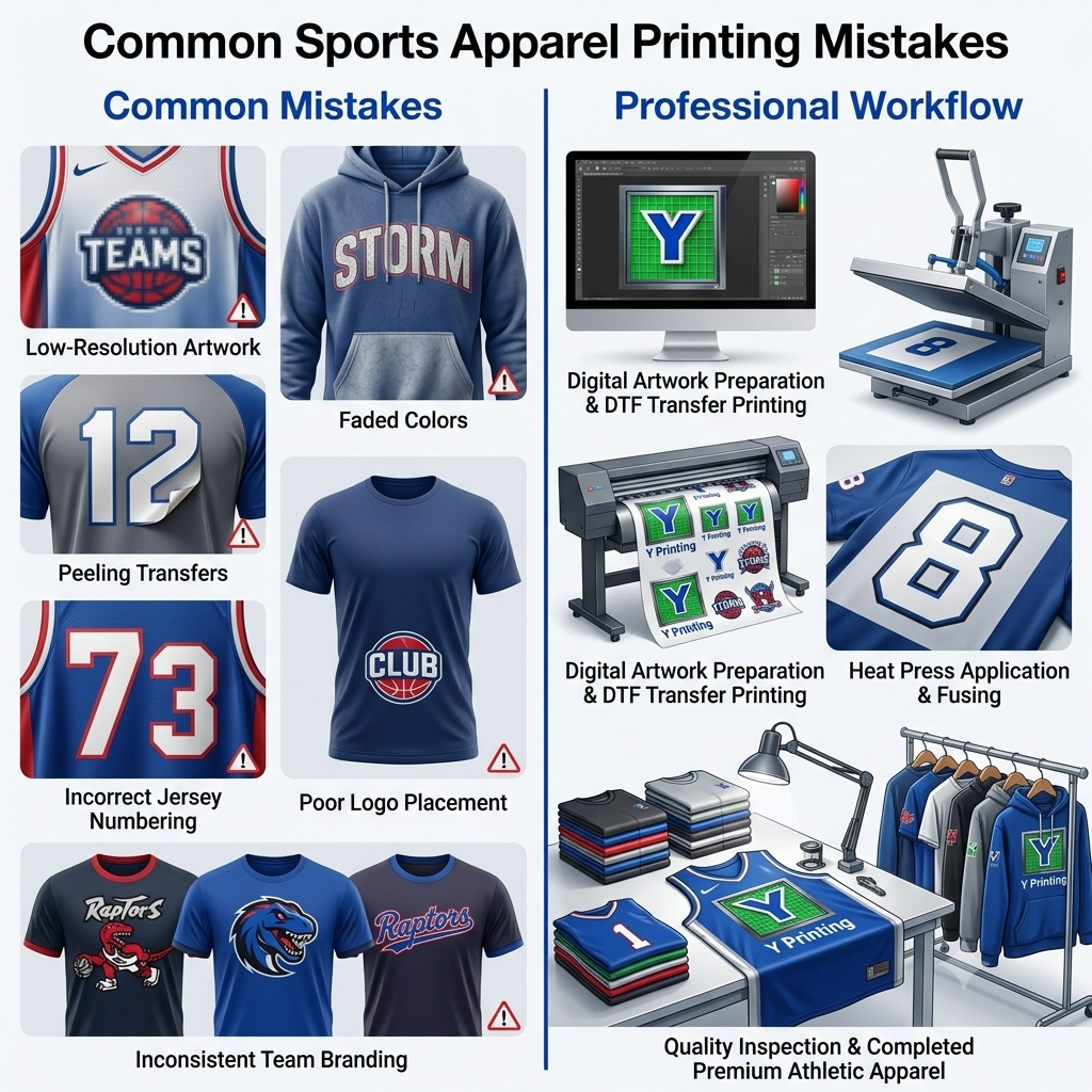 Custom Apparel for Sports Teams Common Mistakes Custom Apparel for Sports Teams Common Mistakes