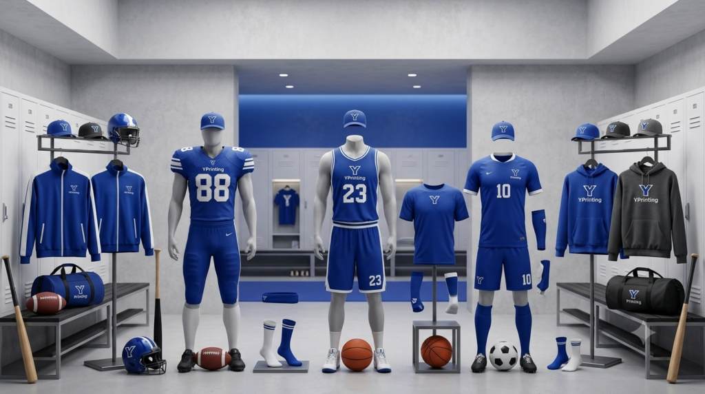 Custom Apparel for Sports Teams Featured