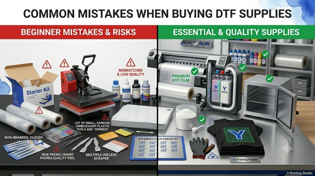 DTF Supplies Checklist