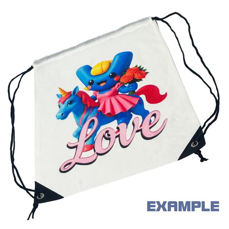 Y Printing drawstring bag