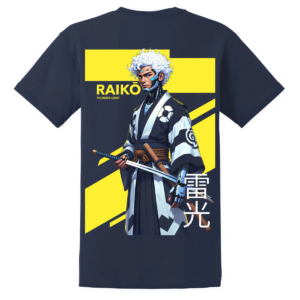 Raiko Anime T-Shirt Navy