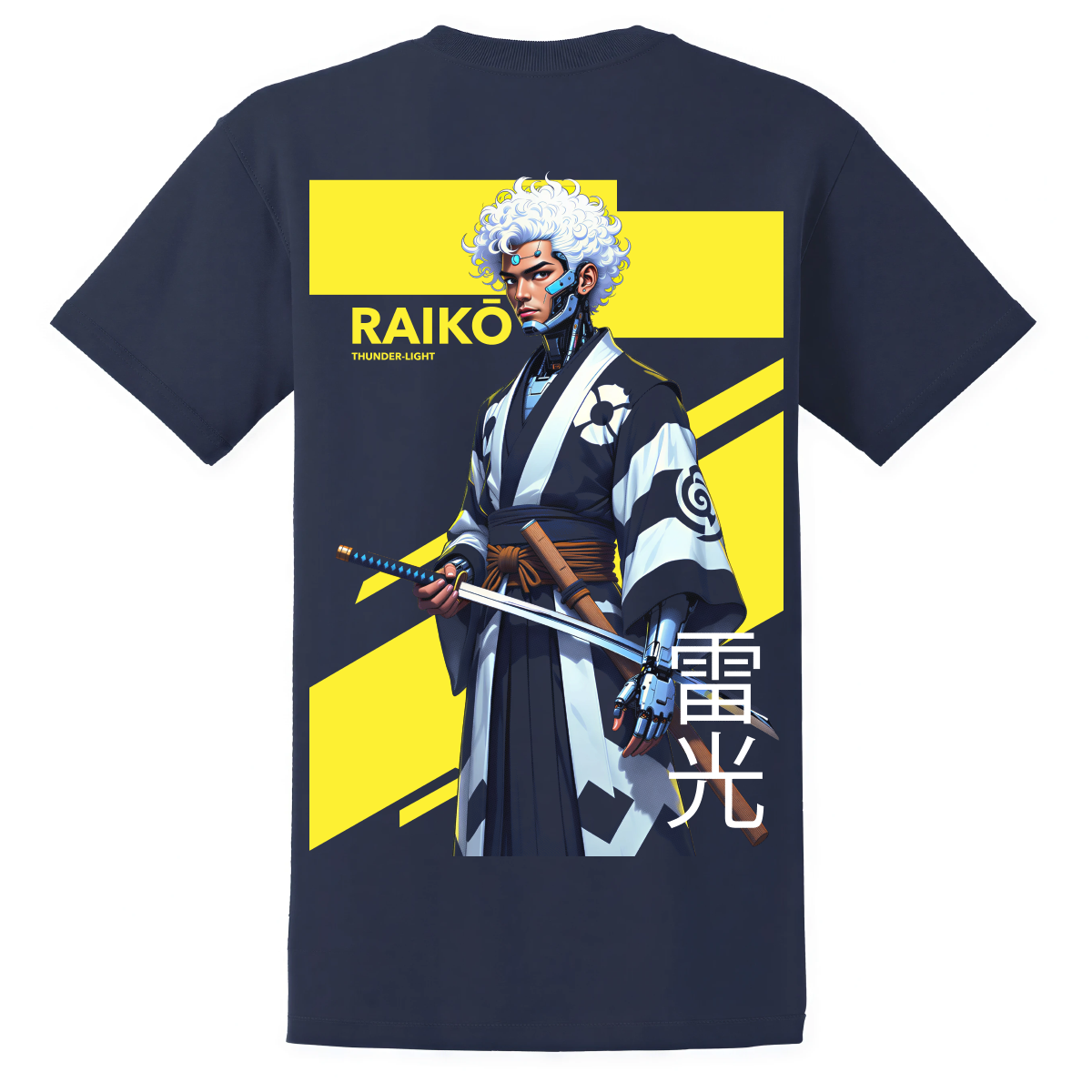 Raiko Anime T-Shirt Navy