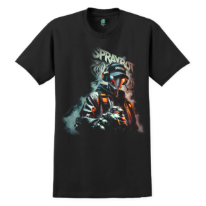 Y Printing Spray Bot T-Shirt