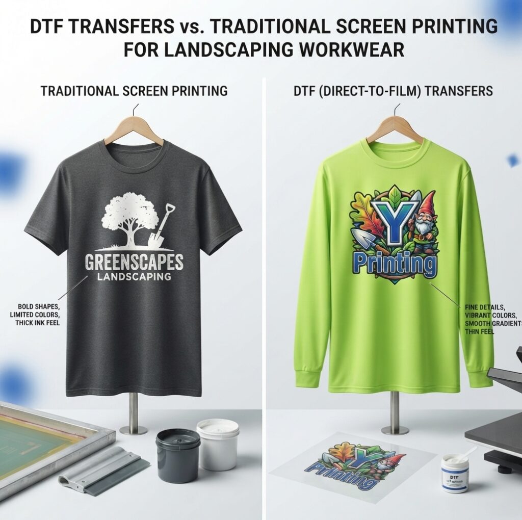 Custom Apparel for Landscaping Companies Comp