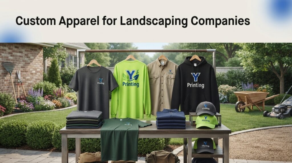 Custom Apparel for Landscaping Companies Featured