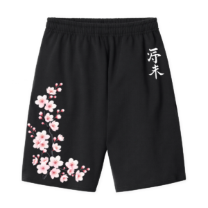 Y Printing Shorts Cherry Blossom Brilliant Future Front